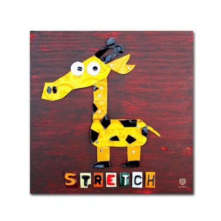 Design Turnpike 'Stretch The Giraffe' Canvas Art,35x35